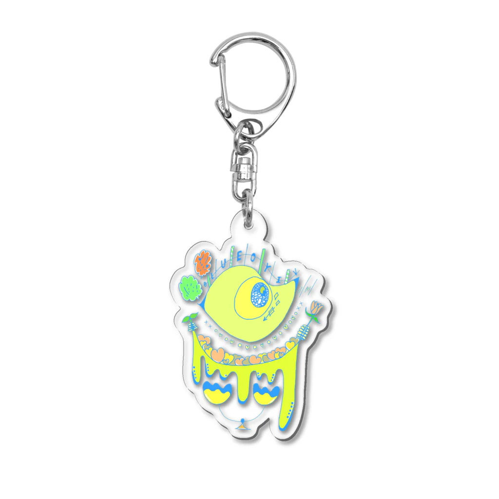 PENYO official shopのあいらびゅーをたくさん抱えちゃお！ちゃん Acrylic Key Chain