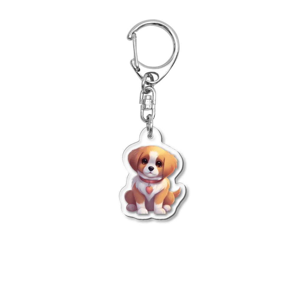 garireoの優しい愛犬 Acrylic Key Chain