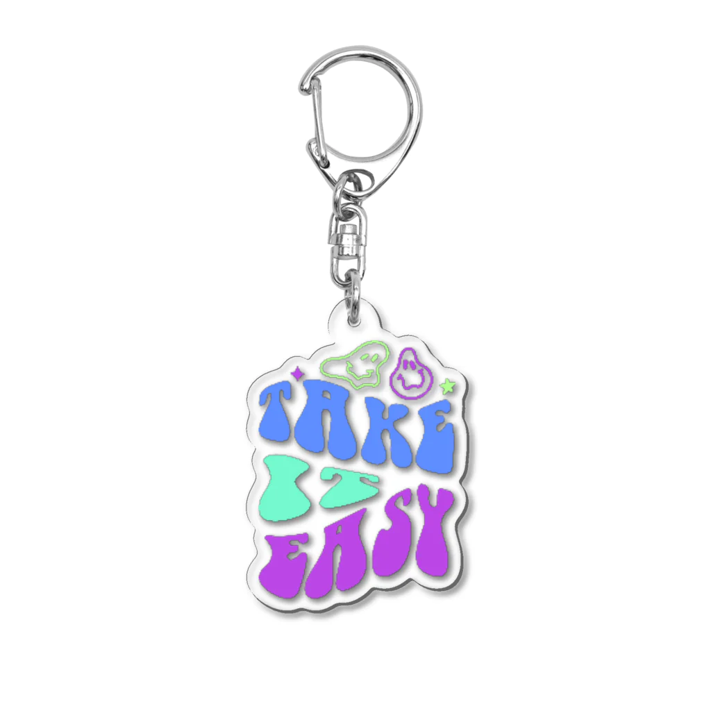 NeoNestの🌟 Take It Easy Apparel & Goods 🌟 Acrylic Key Chain