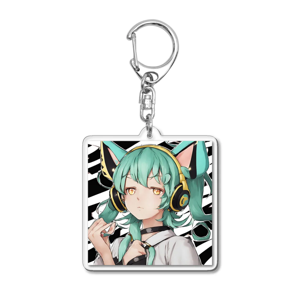 VOCALOID風な商品をのVOCALOID風 猫耳ちゃん アクリルキーホルダー