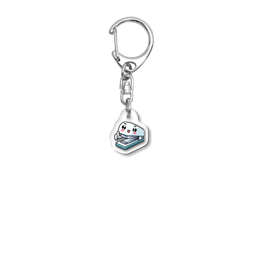 uetetuのホッチキス君 Acrylic Key Chain