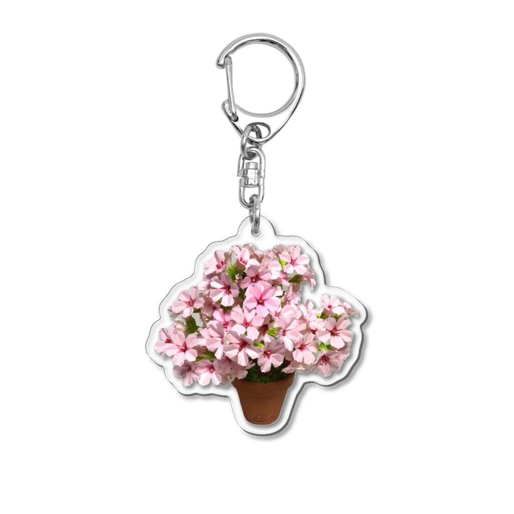 kumakumapcの折り紙桜（文字なし） Acrylic Key Chain