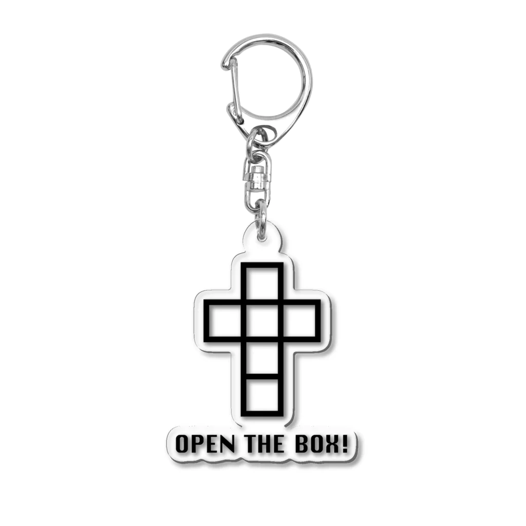 TRI▲NGLISHの#05👽OPEN THE BOX 〜箱を開けて〜 Acrylic Key Chain