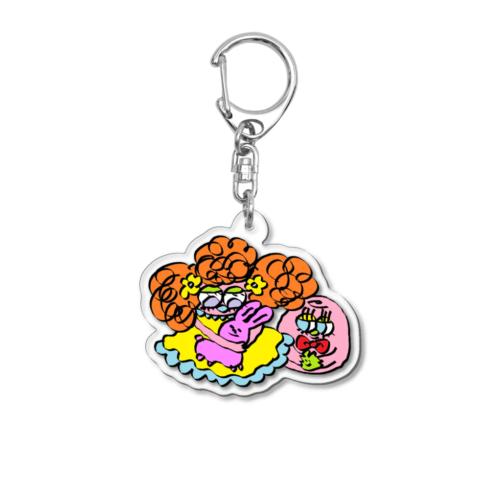 ｉｐｕｙａ(イプヤ)のむぎゅっとチョモパチョ Acrylic Key Chain