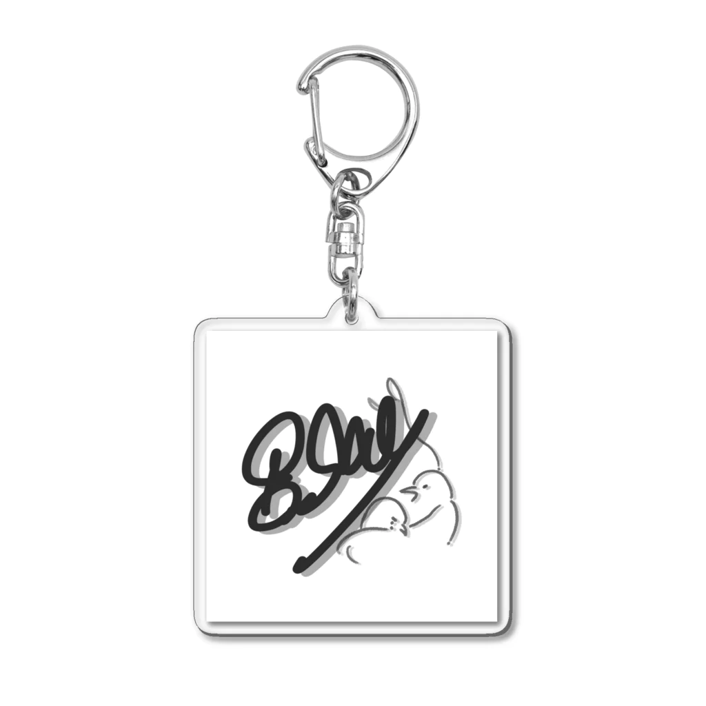 &Sayのハトちゃん Acrylic Key Chain