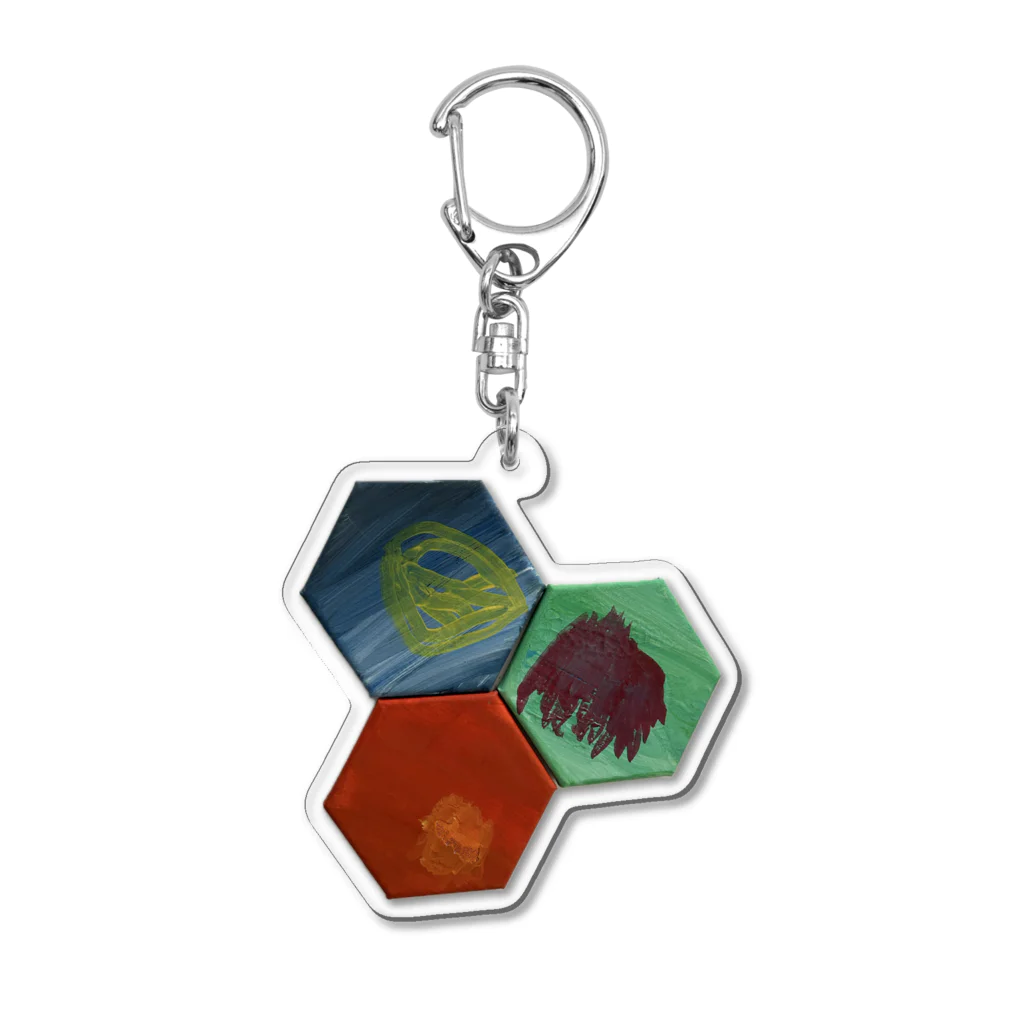 kokorozasuのぽっ Acrylic Key Chain