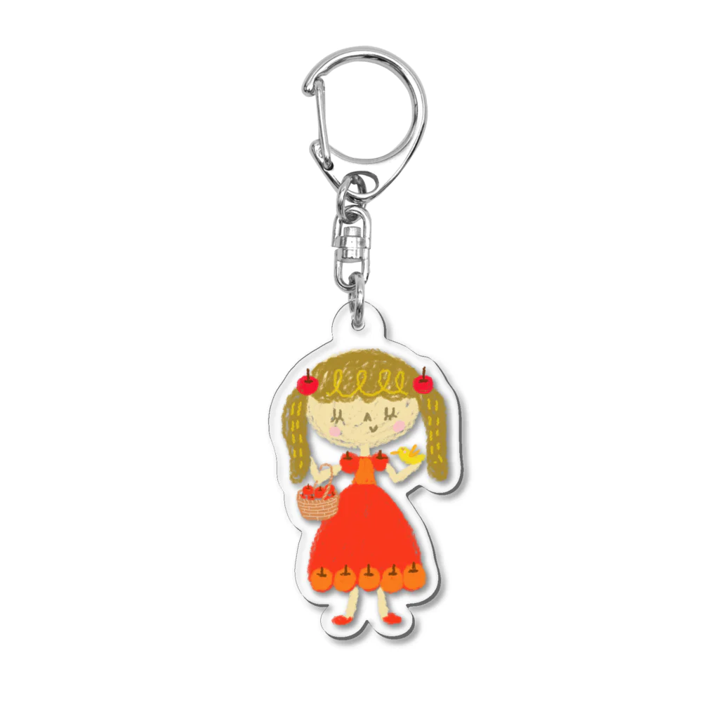 メリーメリークリスマスランドのApple Princess りんごちゃん Acrylic Key Chain