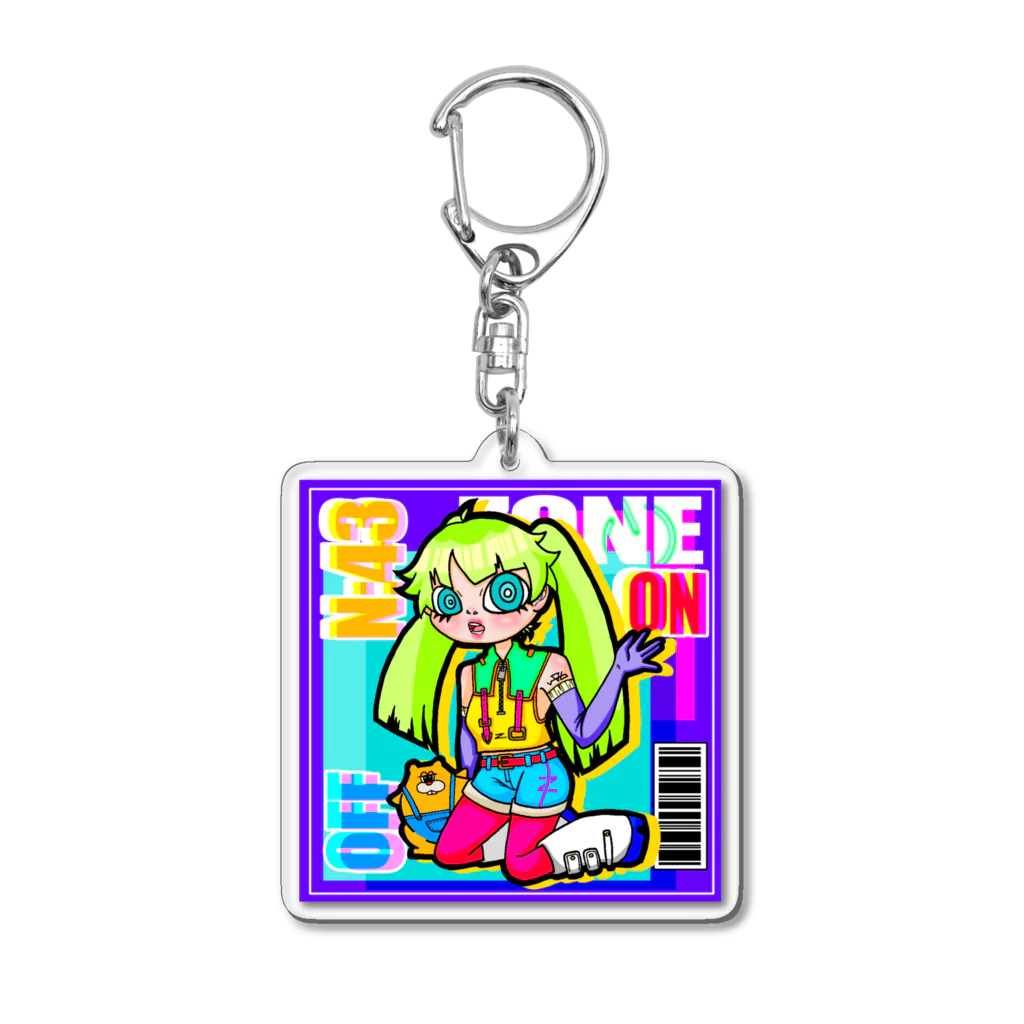 カラフルパレットのエネルギースイッチ Acrylic Key Chain