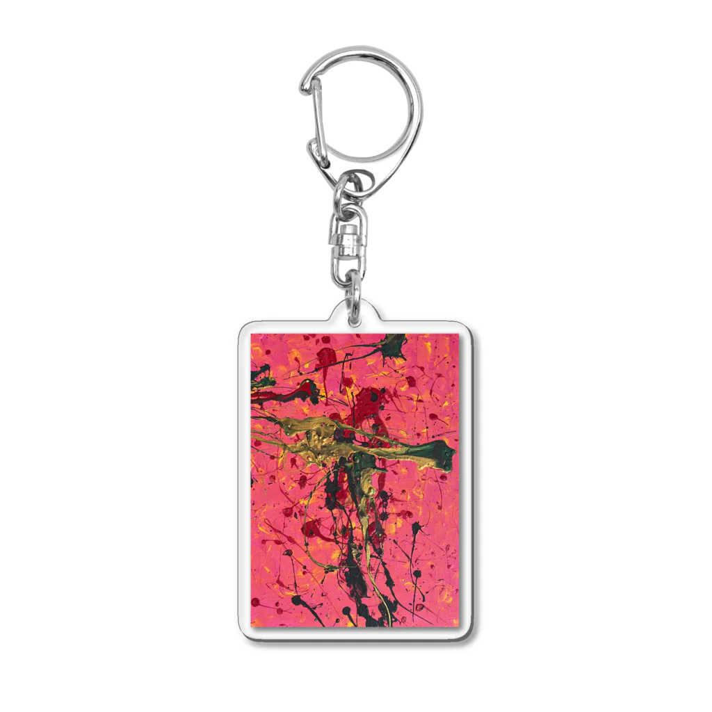 vanilla.141のピンクベース Acrylic Key Chain