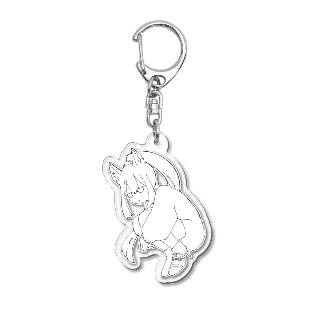 華月-かげつ-グッズ販売所の太陽系デスコー漂う華月-かげつ-シリーズー Acrylic Key Chain