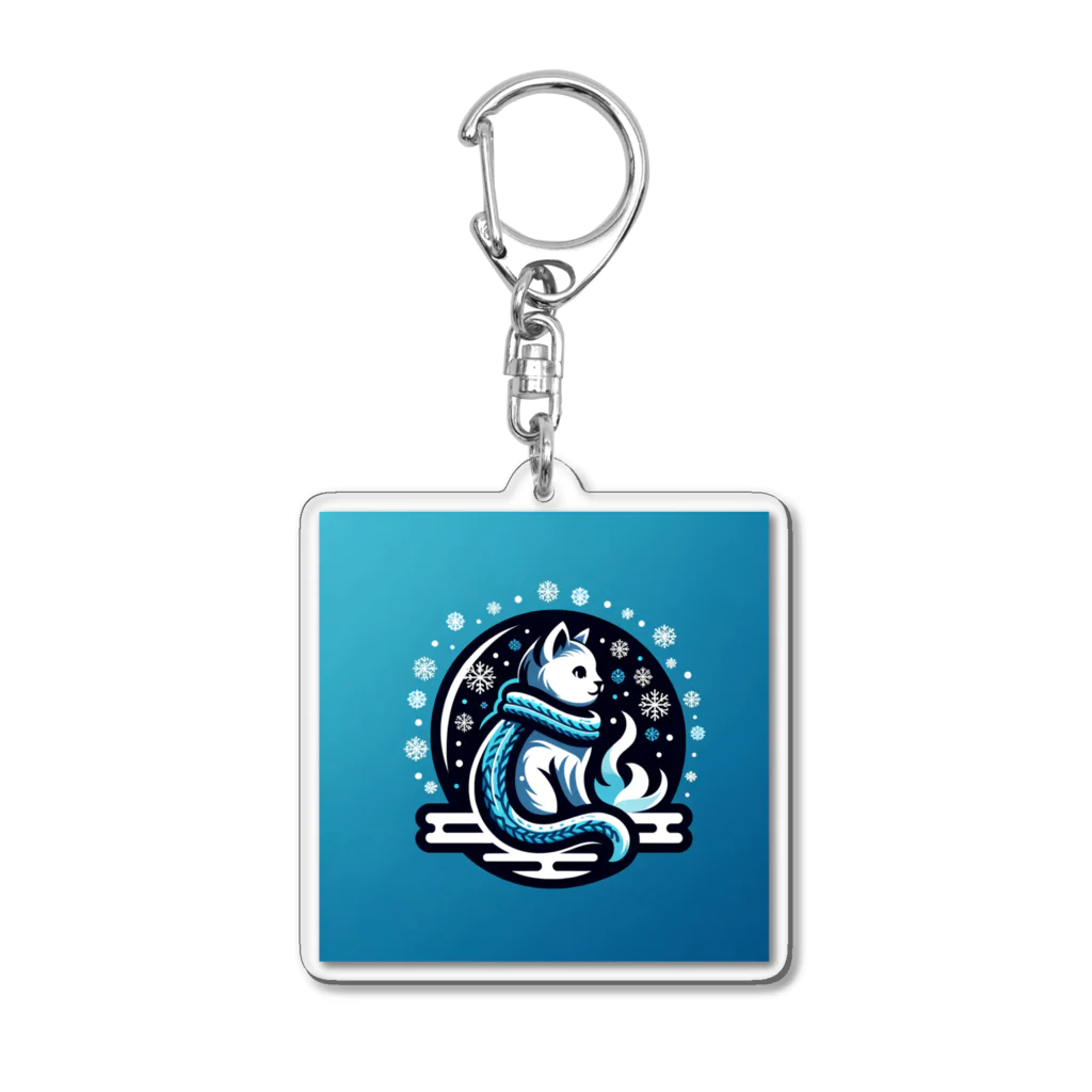 Nekonoteの~winter~ Acrylic Key Chain