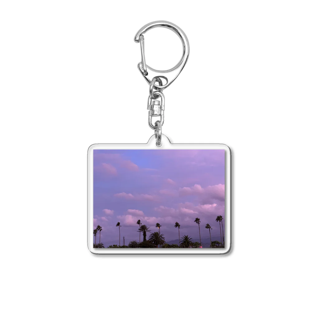 玉手箱の南国の冬空 Acrylic Key Chain