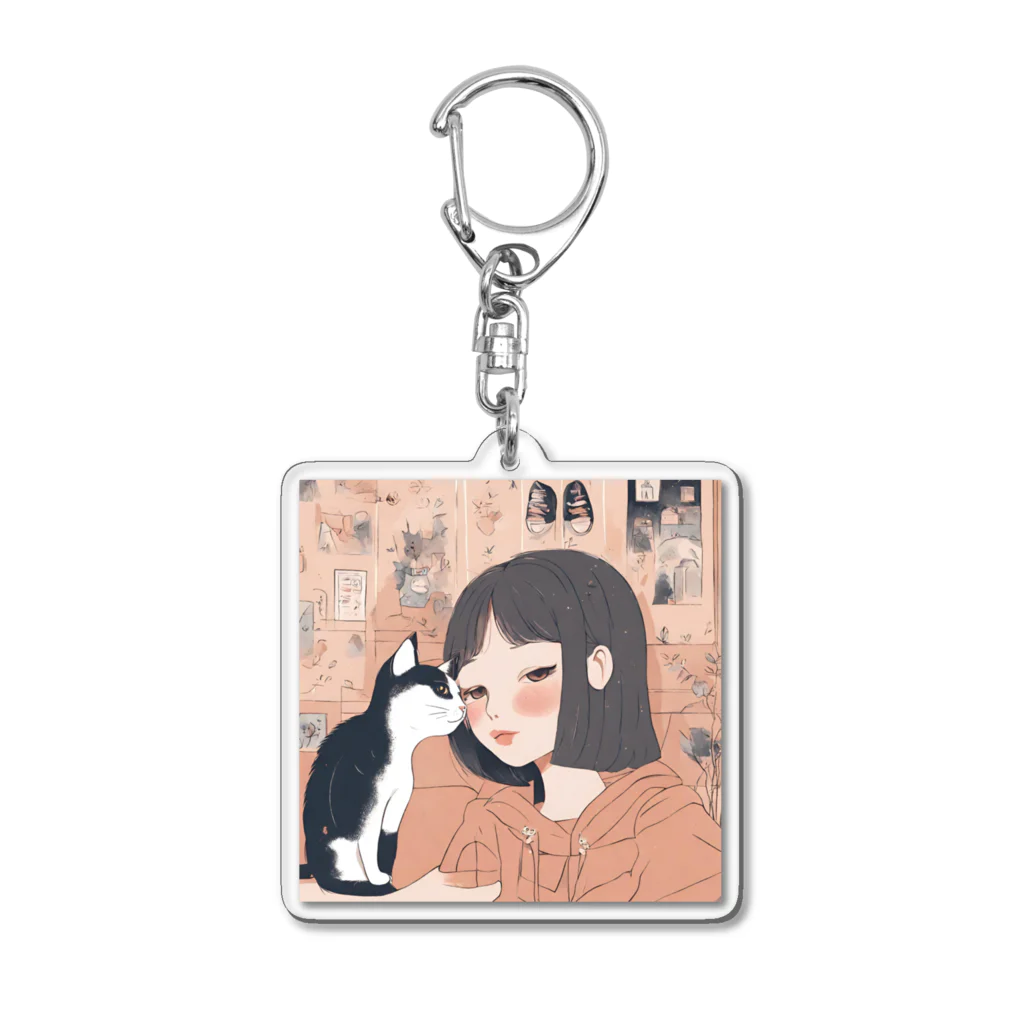 クリエイティブ・キャラバンのあやぼちゃん Acrylic Key Chain