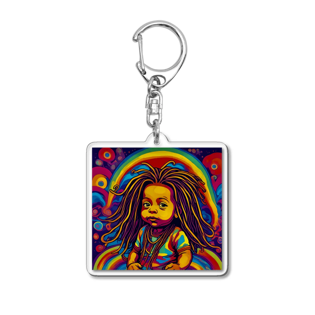 mizu163のドレッドくん Acrylic Key Chain