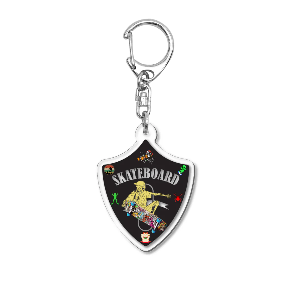 CyberArmadilloのスケートボード Acrylic Key Chain