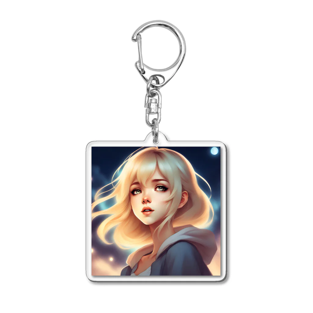 パピコのイラストグッズのAcrylic Key Chain