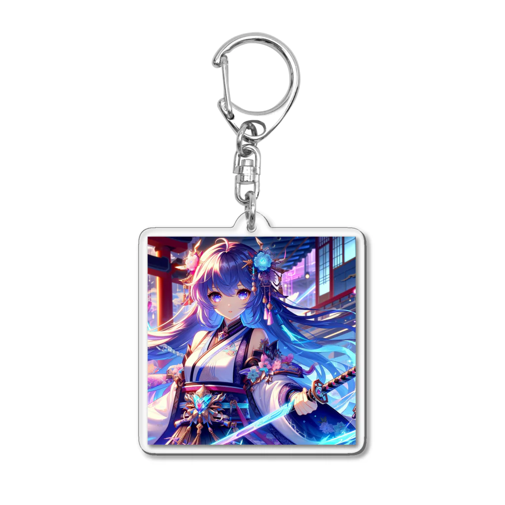 miketherockの武装美女 Acrylic Key Chain