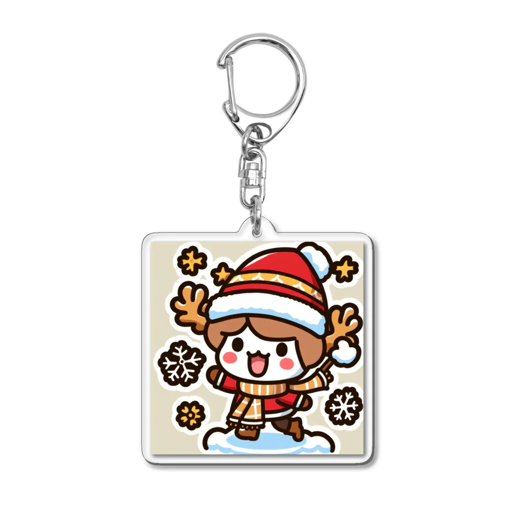 にゃんたみやの冬の魔法使い Acrylic Key Chain