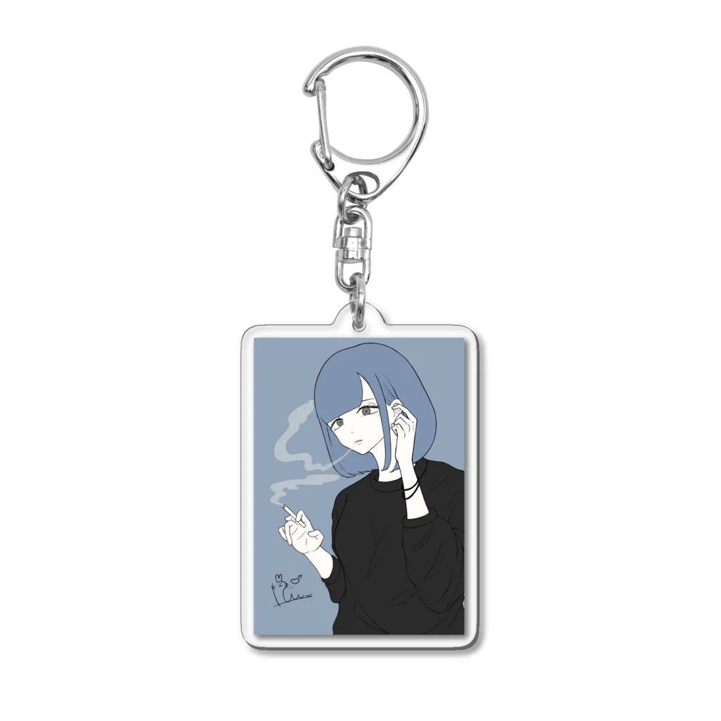 白兎りうのしらとの生誕グッズ Acrylic Key Chain