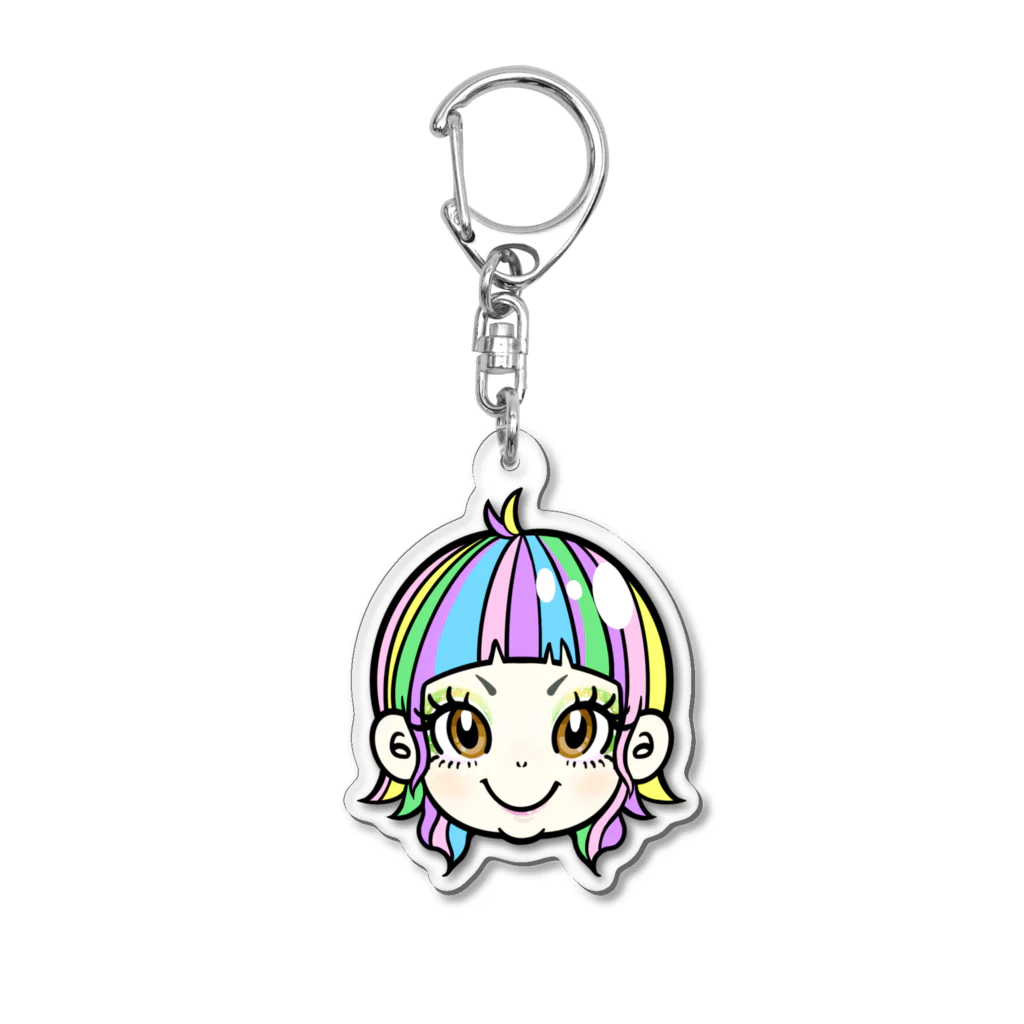 🌈スーパーラッキィ🌈のぷりずむ Acrylic Key Chain