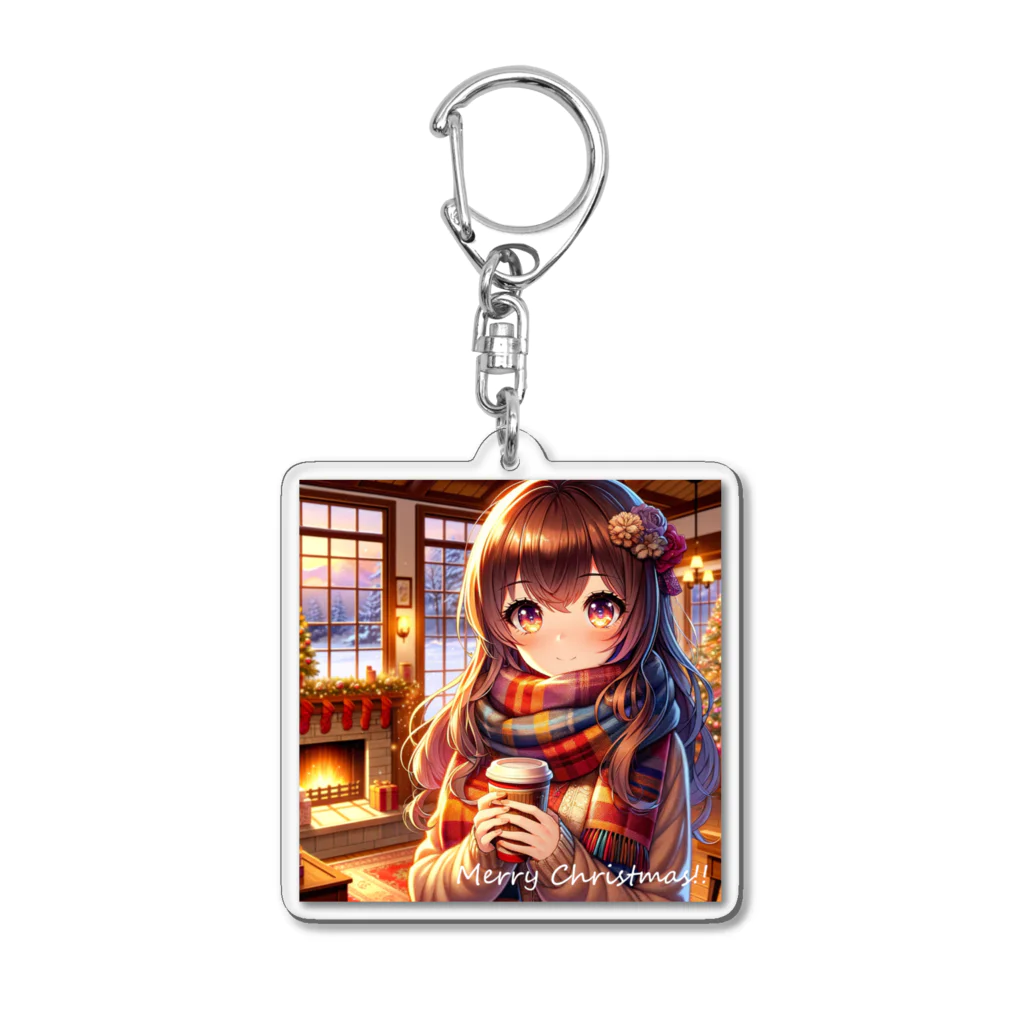 SesilionのMerry Christmas Acrylic Key Chain