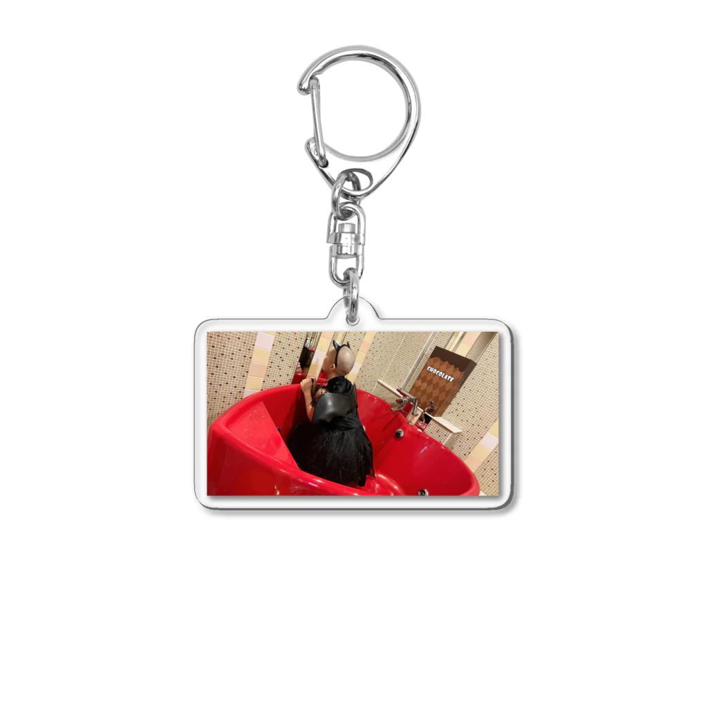 BOSEjoshiの小悪魔坊主女子 Acrylic Key Chain