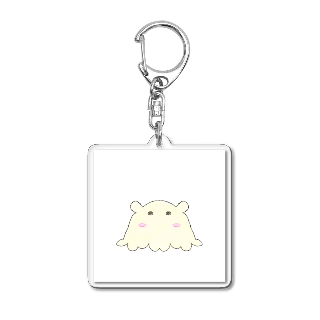 気まぐれ雪だるまのメンダコくん Acrylic Key Chain