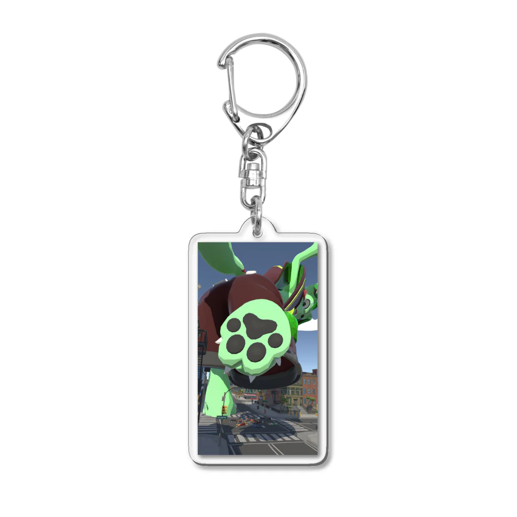 No.899のMacro puppy  Acrylic Key Chain