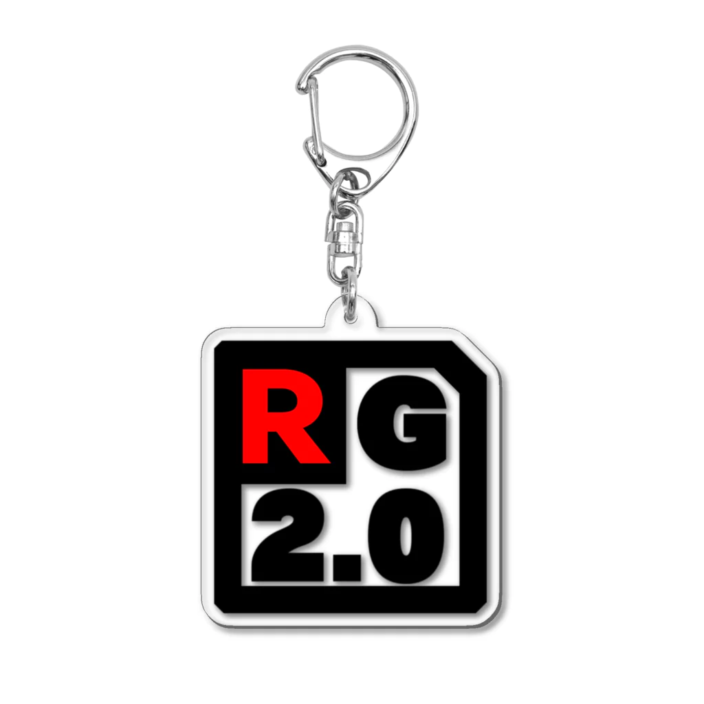 R-GAMES2.0の右上かけロゴワンポインツ Acrylic Key Chain