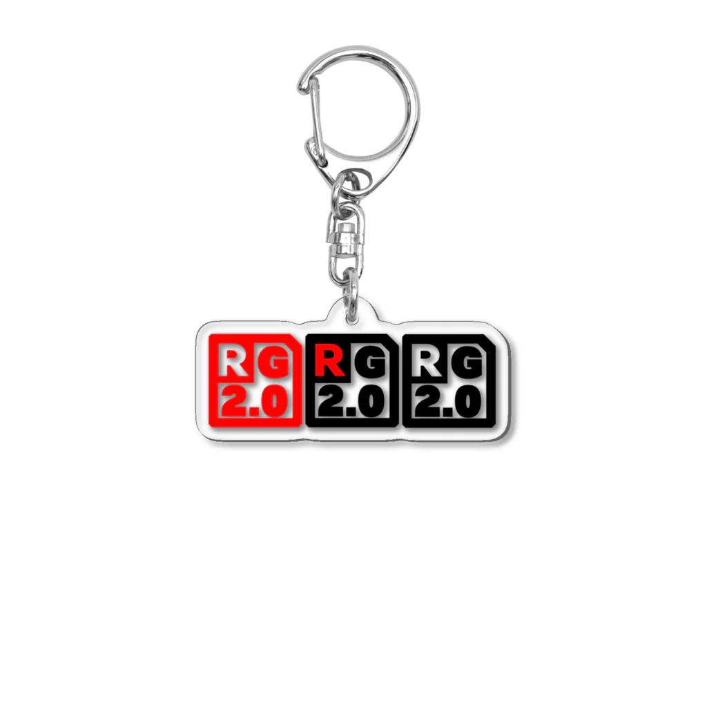 R-GAMES2.0の右上かけロゴ３連 Acrylic Key Chain