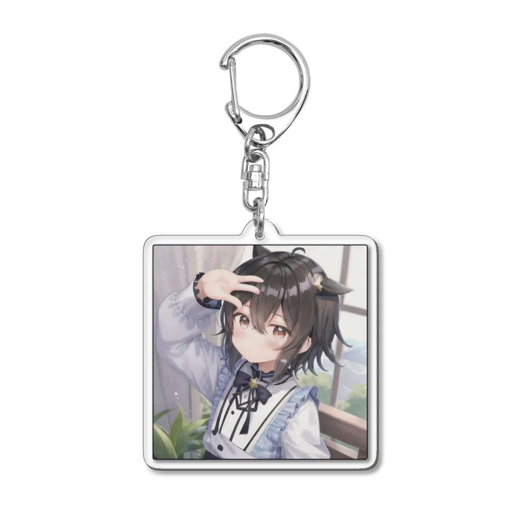 kozougamaの学校の中の少年 Acrylic Key Chain