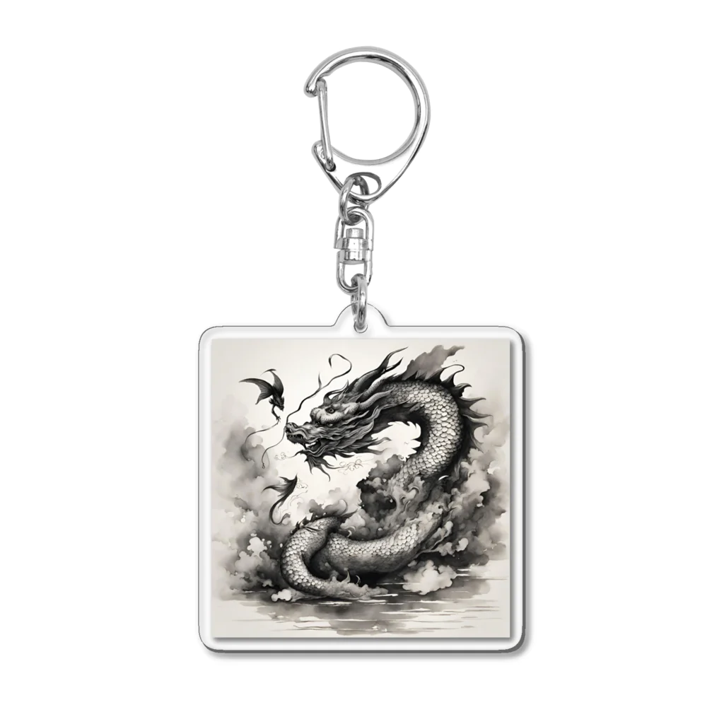 070-7412-0063の舞龍 Acrylic Key Chain