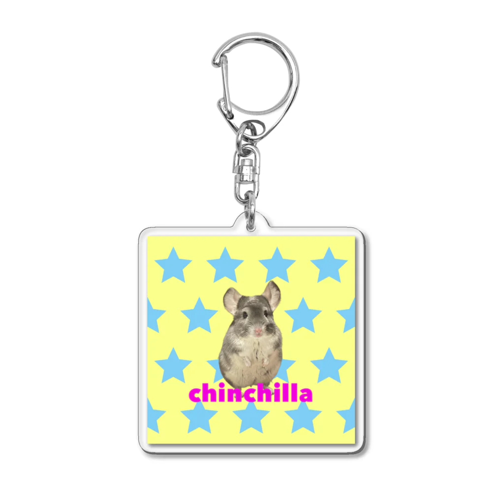 Guu のchinchilla saa Acrylic Key Chain