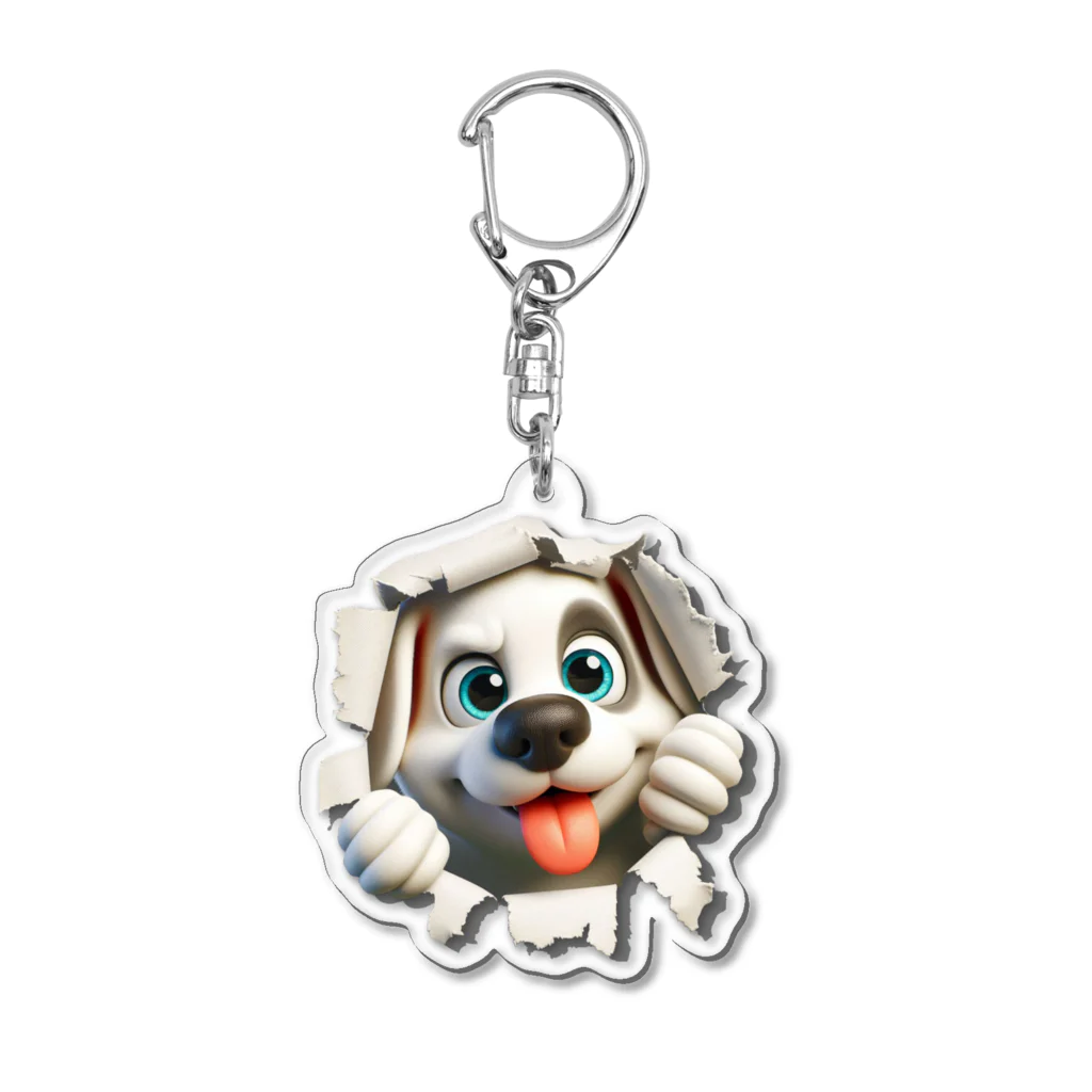 sectorのNaughty dog Acrylic Key Chain