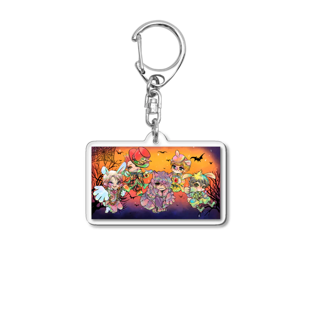 群青のはなまるハロウィン2023 ハロウィンアリス Acrylic Key Chain