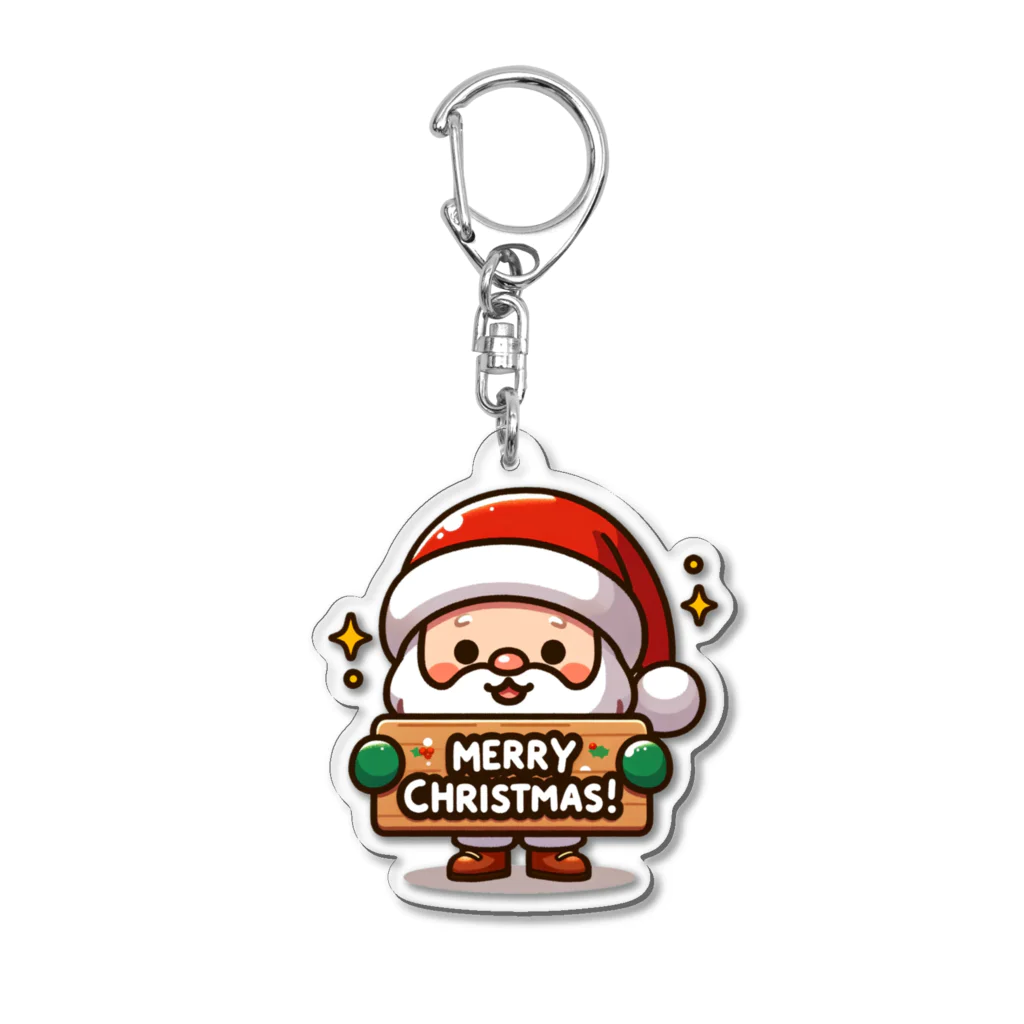 mitsu5872のサンタの陽気なクリスマスコレクション Acrylic Key Chain