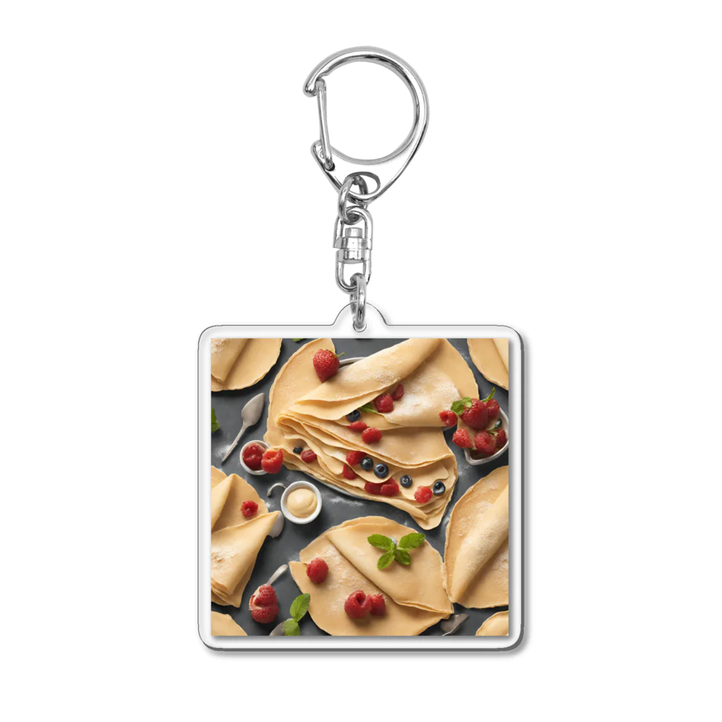 Dancing Sweets のダンシングクレープ Acrylic Key Chain