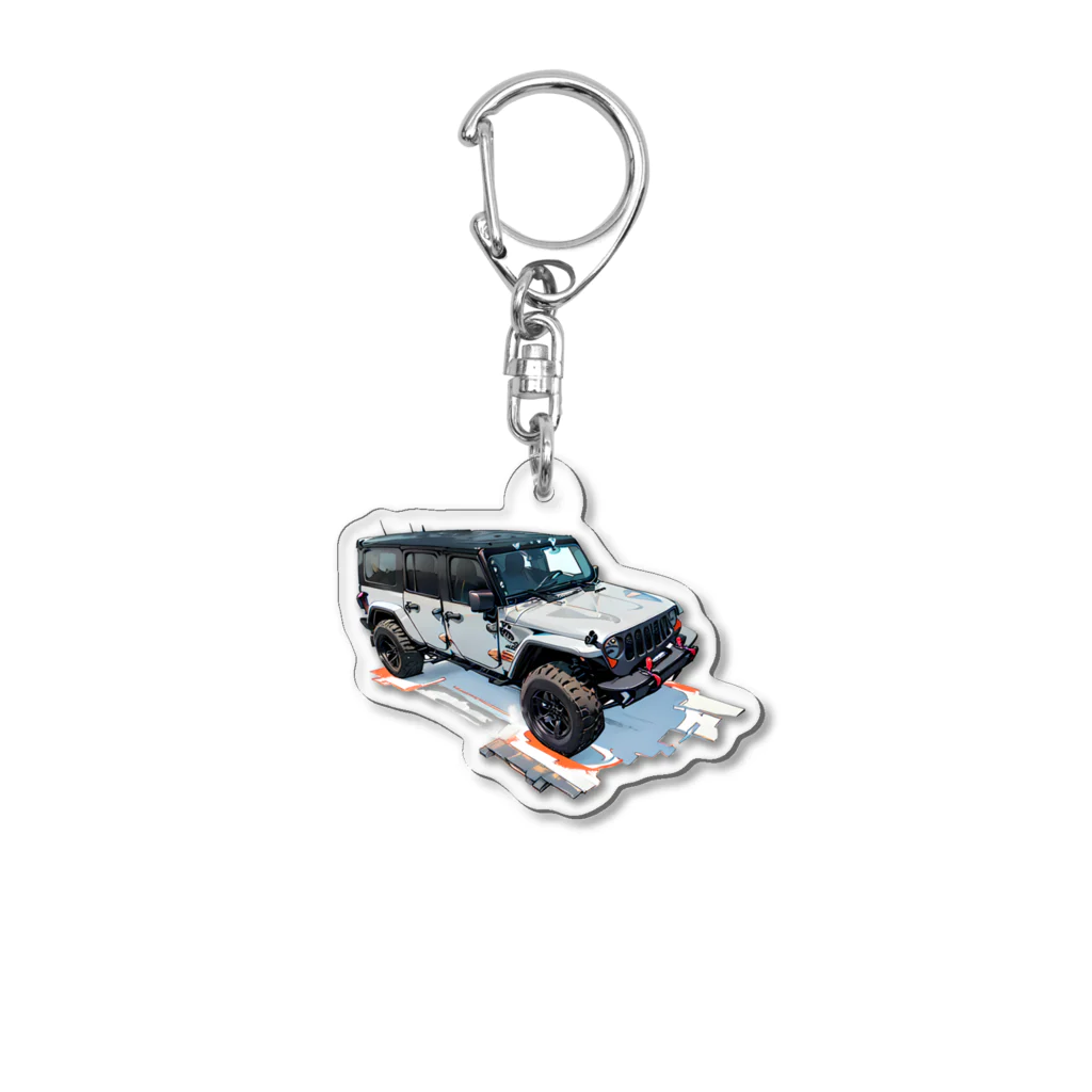 onzo_BGMの4wd1 Acrylic Key Chain