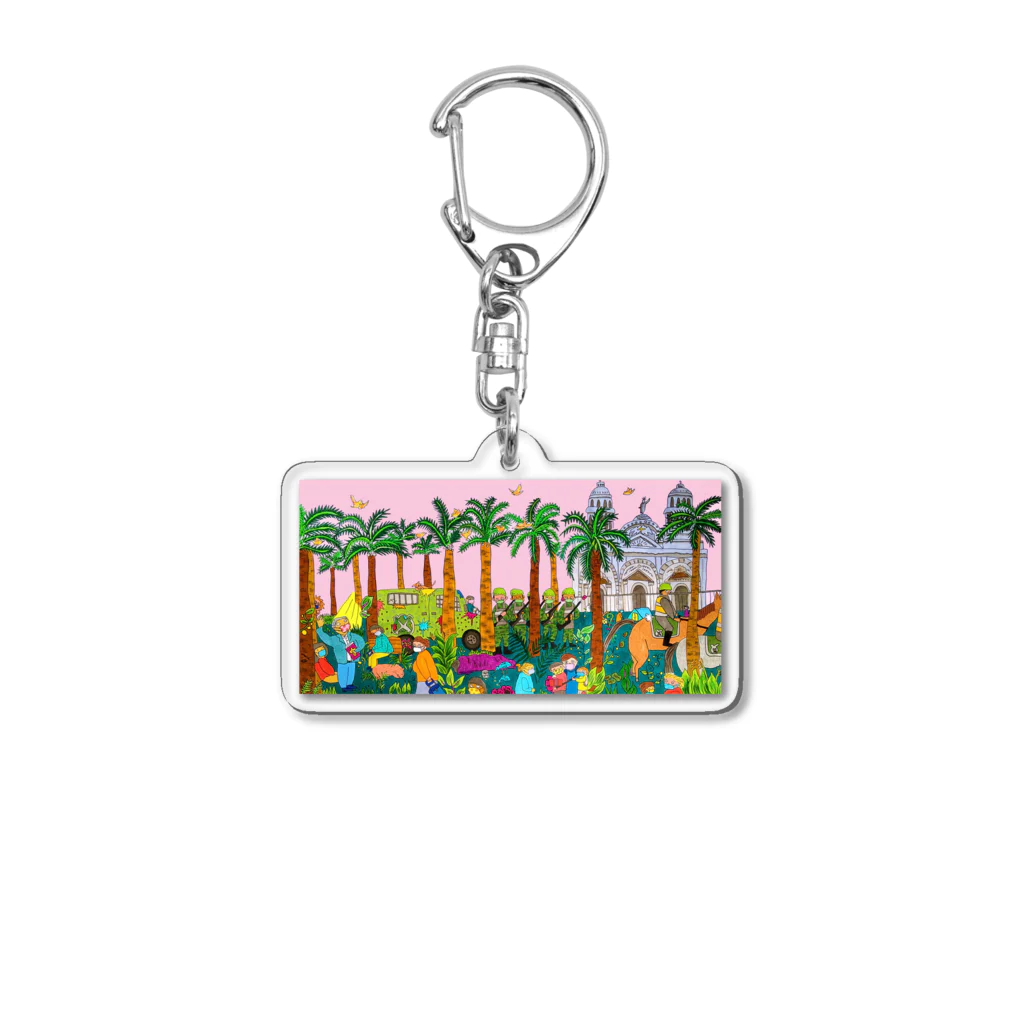 WanimarixxのPLAZA DE ARMAS Acrylic Key Chain