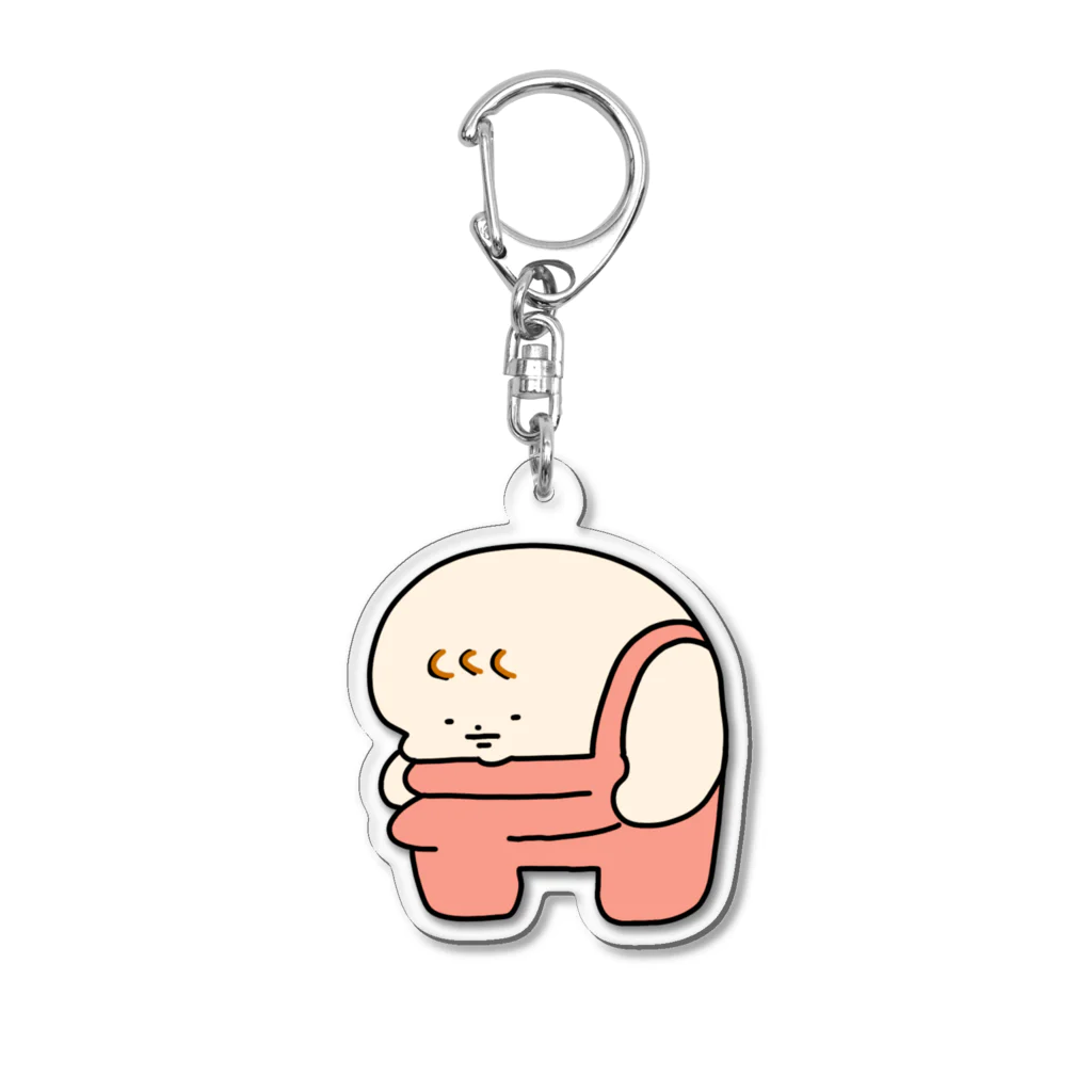 ちんちくりんぼうずの食べすぎちゃったの？ちんちくりんぼうず Acrylic Key Chain