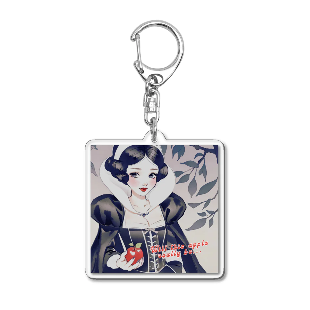 凡人-bonjin-のダークファンタジー白雪姫 Acrylic Key Chain