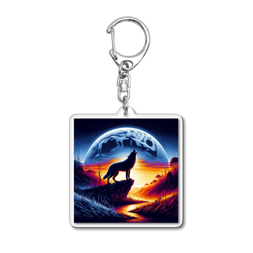 DesignDreamerの荒野の影 Acrylic Key Chain