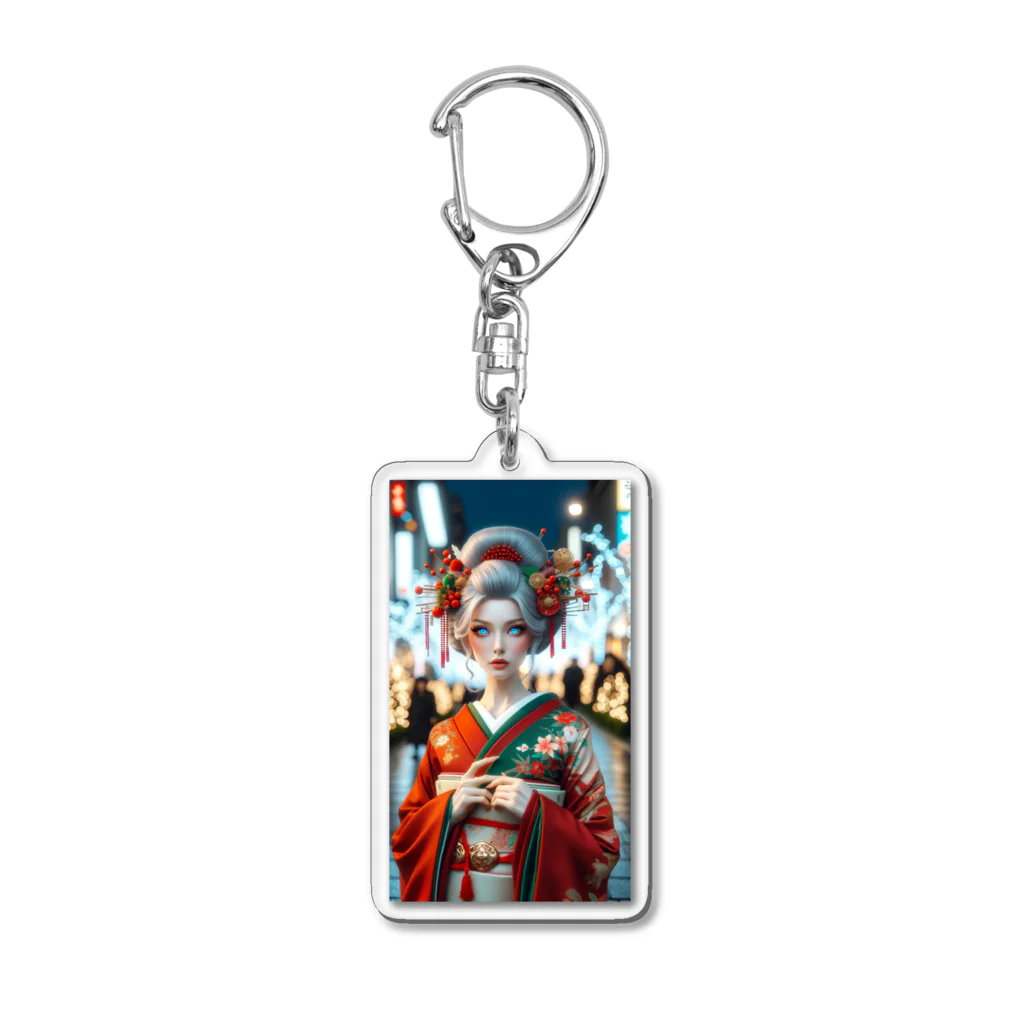 Modern Masteryの和洋折衷クリスマス Acrylic Key Chain