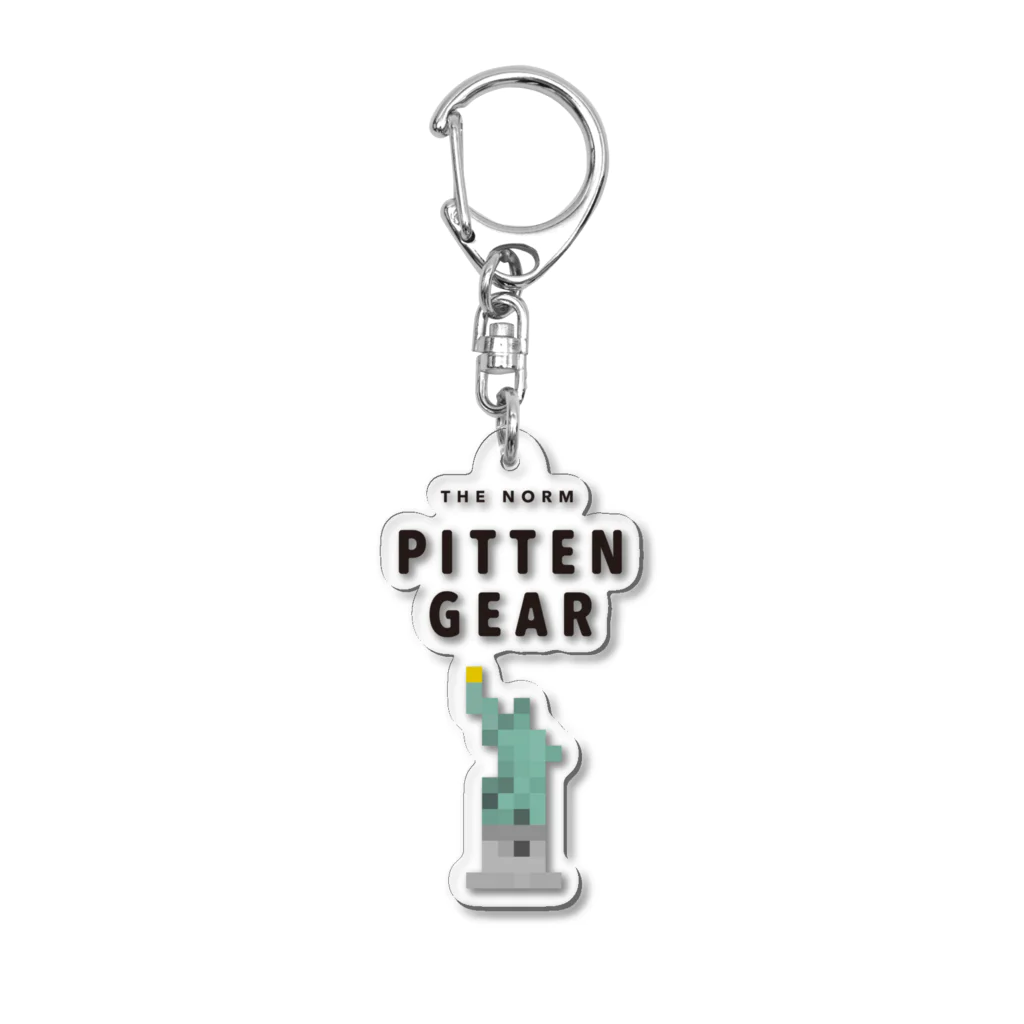 PITTEN PRODUCTSのPITTEN TRAVEL PX WORLD #5 アクリルキーホルダー