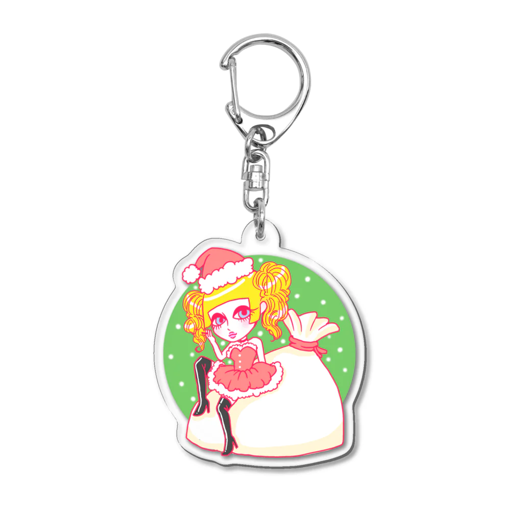 盲目百貨店のクリスマスガール Acrylic Key Chain