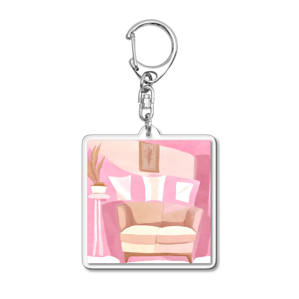 Sweet_moonLaboのSweetインテリア Acrylic Key Chain