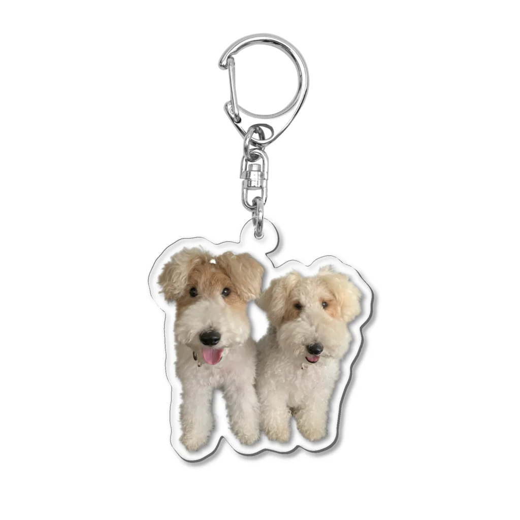 Chewchan&BenBenの仲良しちゅうちゃん＆べんべん キーホルダー Chewchan&Benben keychain Acrylic Key Chain