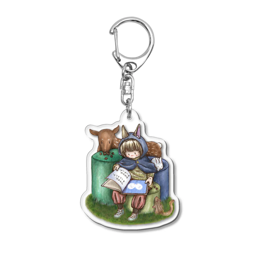 香モン ブランドのお気に入りの居場所 Acrylic Key Chain