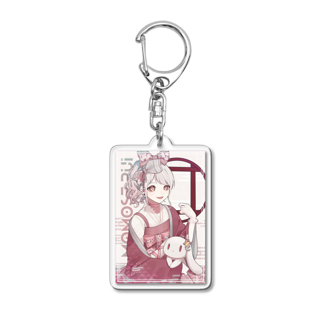 ももせ の おみせのあけおめ桃瀬 Acrylic Key Chain