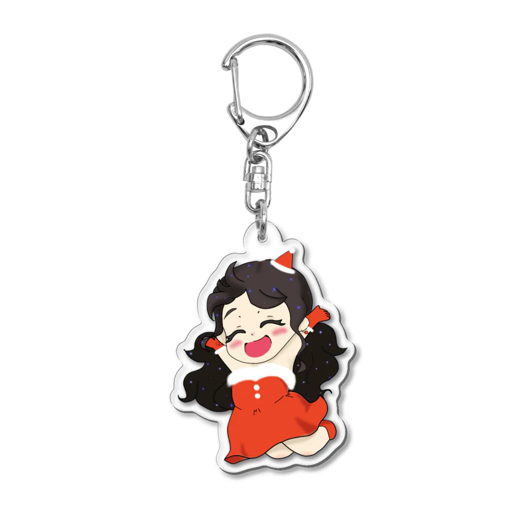 いちごいちえのクリスマス限定 ミニキャラ Acrylic Key Chain